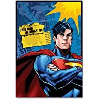 8 DC Libro de Historietas Superman Súper HEROE INFANTIL Fiesta Plástico Regalo Invitar Bolsas Sorpresa